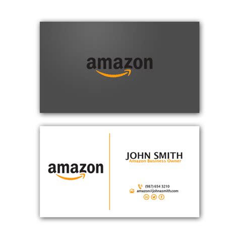 Plus, take advantage of amazon business approval workflows for additional control. Business Card Design for Amazon Business Owner | Business ...