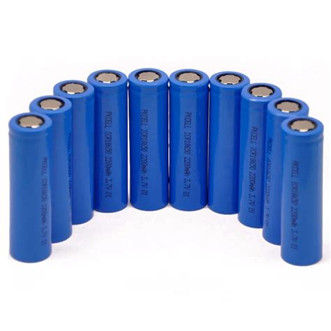 10pcslot Pkcell 18650 Li Ion Battery 37v 2200mah Icr18650 Lithium