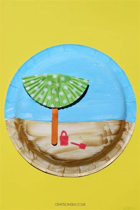 Paper Plate Beach Craft For Kids Crafts On Sea