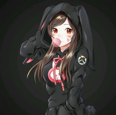 Anime Girl Wearing A Hoodie Download Anime Girl