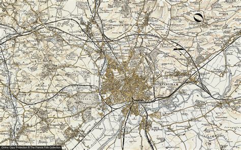 Old Maps Of Nottingham Francis Frith