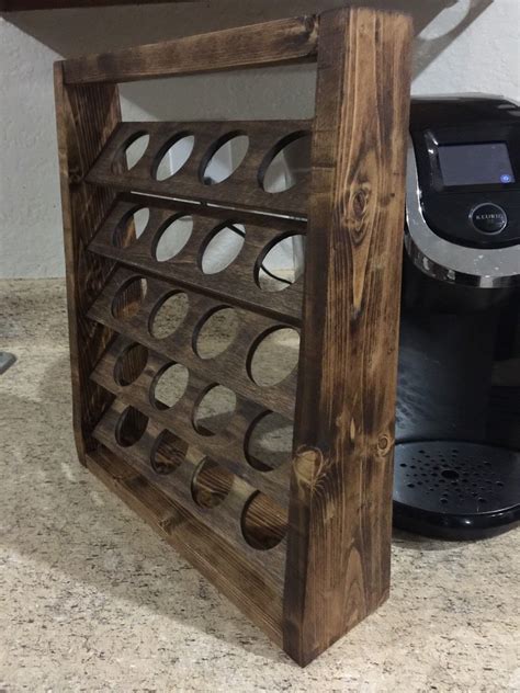 Check spelling or type a new query. Rustic K-Cup Coffee Holder Stand by GrandLetters on Etsy https://www.etsy.com/listing/266083587 ...