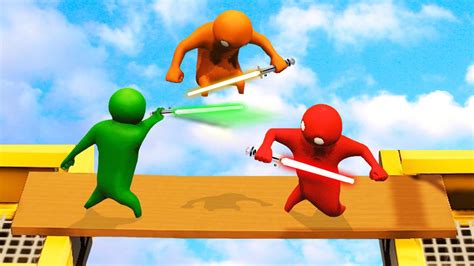 Lightsabers In Gang Beasts Gang Beasts Youtube