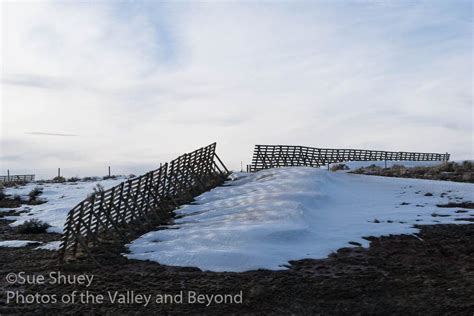 Snow Fence Wyoming The Valley