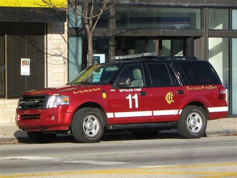 Chicago Il Fire Dept Battalion Chief 11 Ford Expedition Bomberos