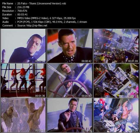 falco titanic uncensored version download music video clip from vob collection falco