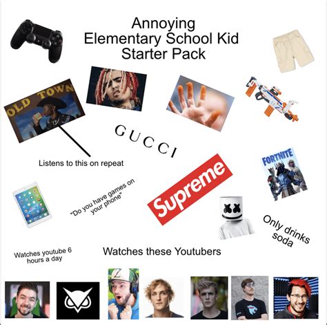 Annoying Elementary School Kid Starter Pack Starterpacks