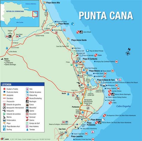 Map Of Punta Cana A Guide To Exploring The Beautiful Beach Destination