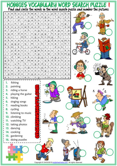 Word Search Daily Routines Pdf BWODS