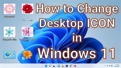 Change Desktop Shortcut Icons In Windows 11 Youtube