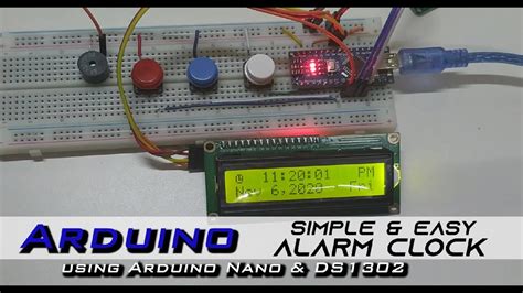 Simple Easy Arduino Alarm Clock With Ds Youtube