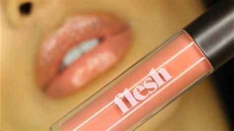 Flesh Beauty Hot Sauce Lip Gloss To The Window 310 Quick Review Swatch Tutorial Youtube