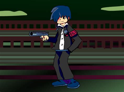 Protagonist P3 Idle Fnf Style By Lockheartz On Newgrounds