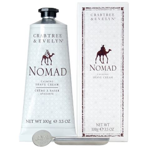 Crabtree And Evelyn For Men Nomad Calming Shave Cream 100g Free