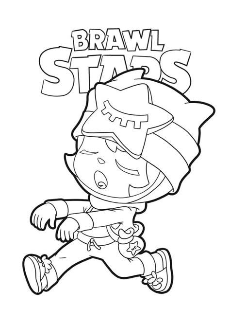 Dibujos Para Colorear Sandy Imprimir Brawl Stars Character En L Nea