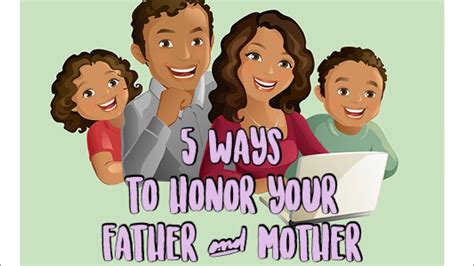 5 Ways To Honor Your Father And Mother Youtube