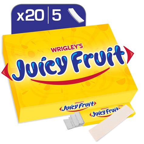 Buy Wrigleys Juicy Fruit Gum 5 Sticks Online Lulu Hypermarket Bahrain