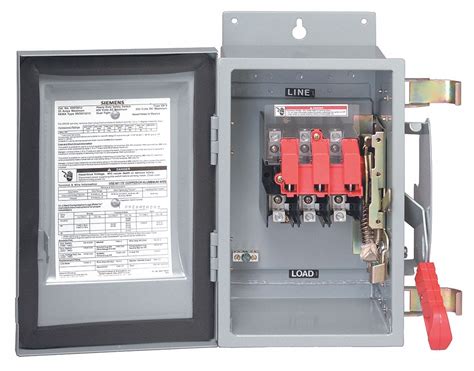 Siemens Solar Safety Disconnect Switch Fusible 200 A Amps 600v Acdc