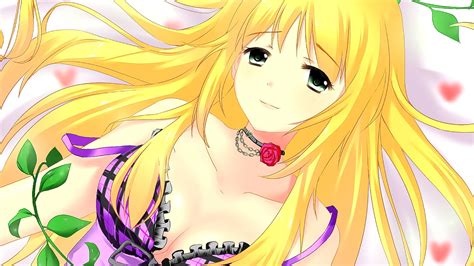 Wallpaper Illustration Blonde Long Hair Anime Girls Cartoon My Xxx Hot Girl