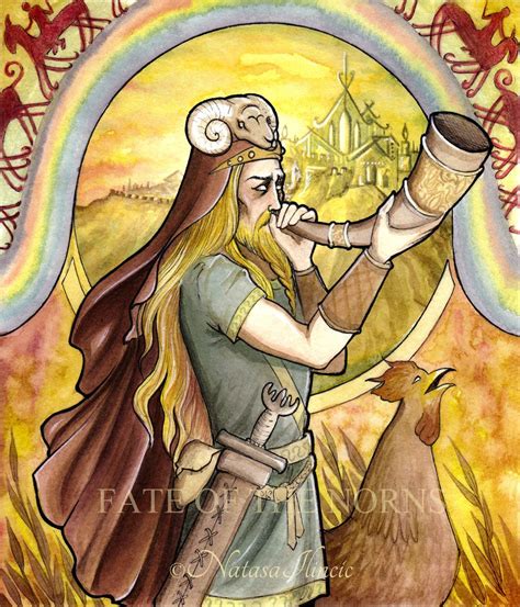 Heimdall By Unripehamadryad On Deviantart Norse Norse Mythology
