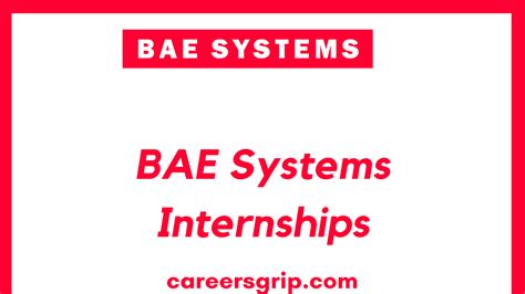 Bae Systems Internship 2023 Careers Grip