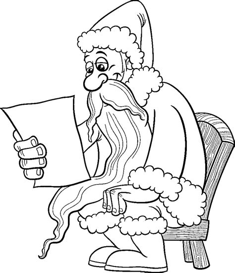 Letter To Santa Coloring Pages Coloring Cool