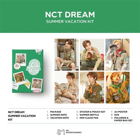 Nct Dream 2019 Summer Vacation Kit Dvd Packaging Teaser Kpop