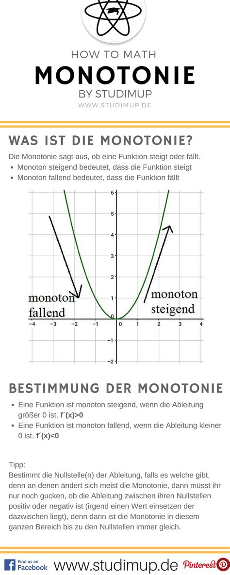 Stochastik 2 from the story meine abitur lernzettel 2017 by getyourkillerheels with ich habe 2017 erfolgreich mein abitur absolviert und möchte meine lernzettel gerne mit euch teilen. Die Monotonie einfach erklärt im Spickzettel von Studimup ...