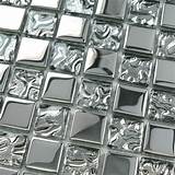 Photos of Silver Glass Tiles