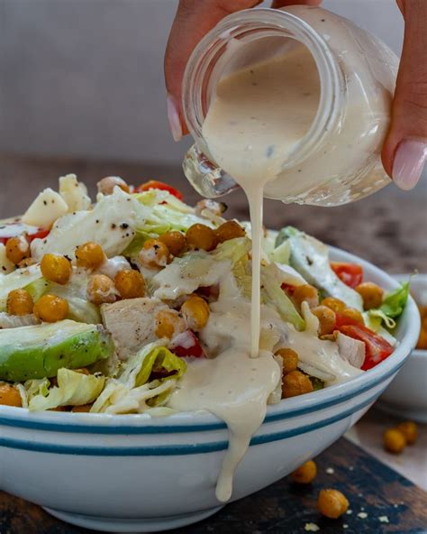 Healthy Chicken Caesar Salad With Crispy Chickpeas Recipe Video