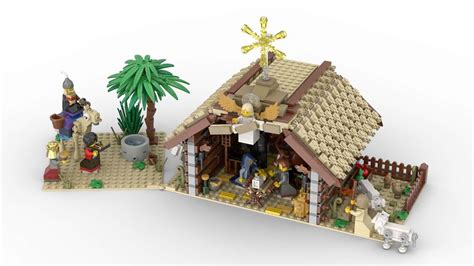 Lego Moc Nativity Set By Brickwood Creations Rebrickable Build With