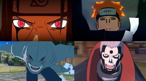 All Akatsuki Transformations Naruto Shippuden Ultimate Ninja Storm 4