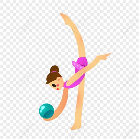 Olympic Rhythmic Gymnastics Ball Exercise PNG Hd Transparent Image And Clipart Image For Free
