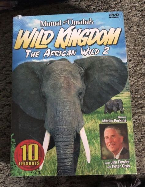 Mutual Of Omahas Wild Kingdom African Wild 2 3 Dvd Box Set New