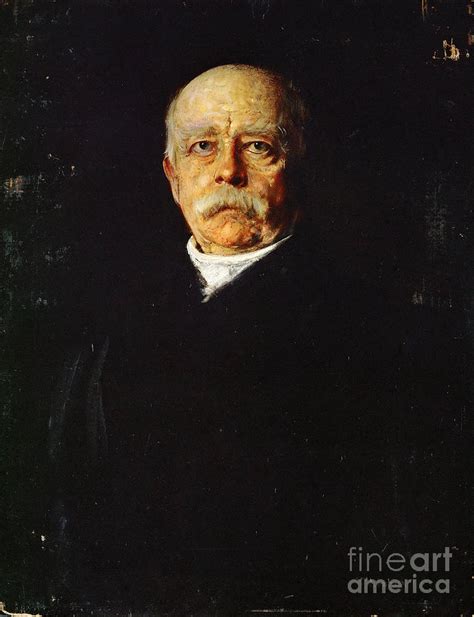 Portrait Of Chancellor Otto Von Bismarck Painting By Franz Seraph Von