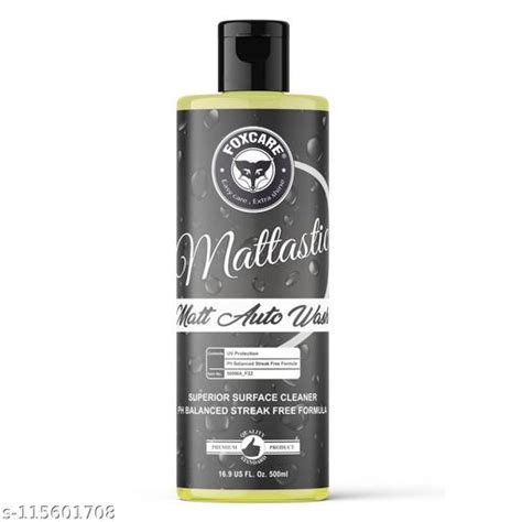 Foxcare Mattastic Matt Auto Wash Shampoo 500ml Car Washing Liquid