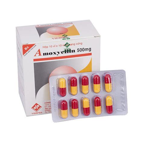 Kháng Sinh Amoxicillin 500mgvỉ Nhà Thuốc Hoàng Gia Philipines