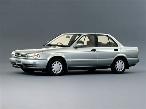Nissan Sunny рестайлинг 1992 1993 седан 7 поколение B13 технические