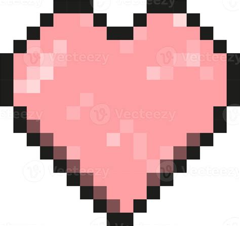 Pixel Heart Pixelart 13640945 Png