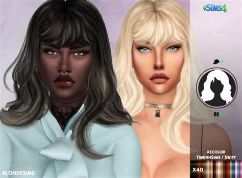 Tsminhsims Swift Hair Recolor At Redheadsims Sims 4 Updates