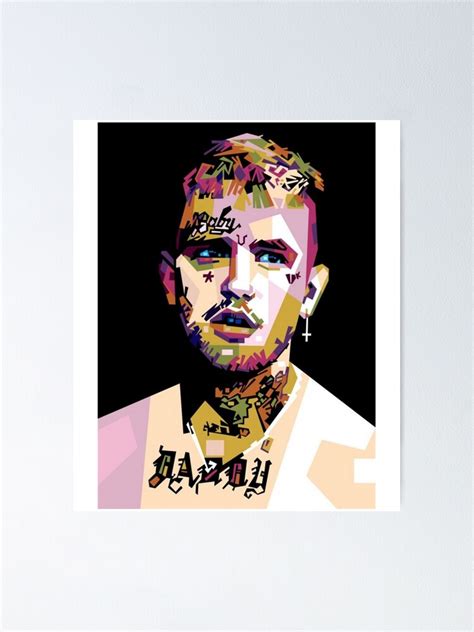 Lil Peep Picture Original Design Poster For Sale By Gravefaces