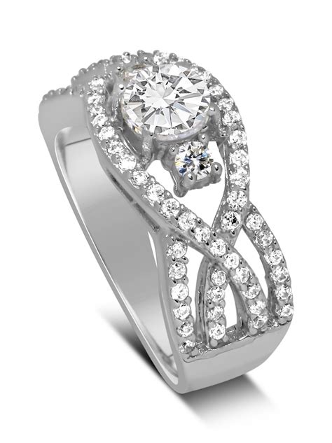 Perfect Designer 1 Carat Round Diamond Engagement Ring For Women In