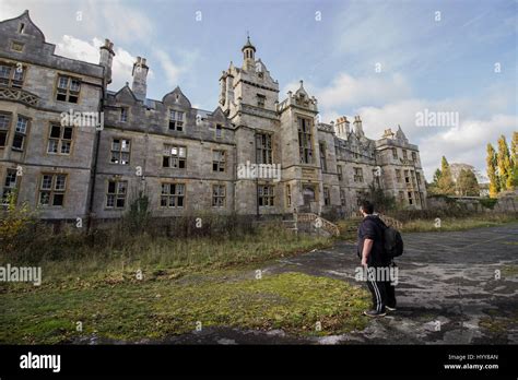 denbigh wales spooky images and video footage have revealed the crumbling remains of an