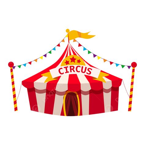 Carpa De Circo Diversión Circo Carnaval PNG dibujos Logo Bandera