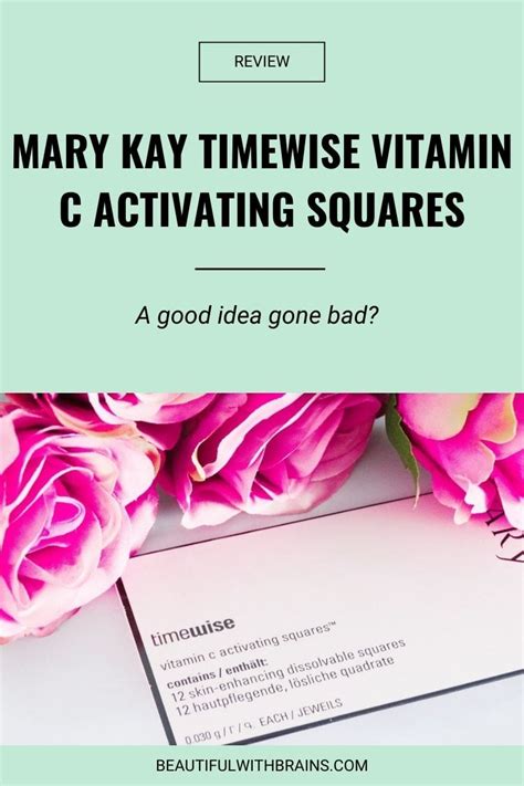 mary kay timewise vitamin c activating squares review