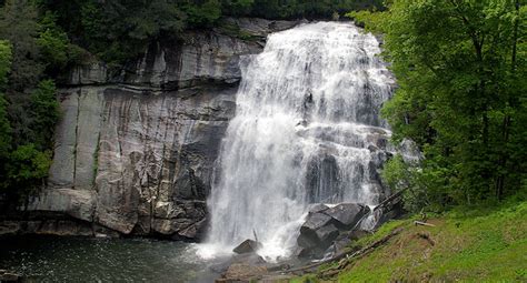 Rainbow Falls And Turtleback Falls North Carolina