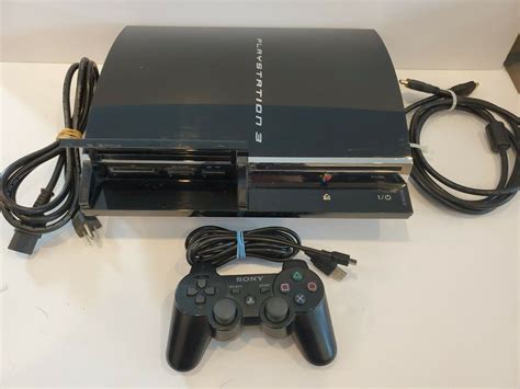 Sony Playstation 3 60gb Backwards Compatible Ps1 Ps2 Ps3 Cechc02