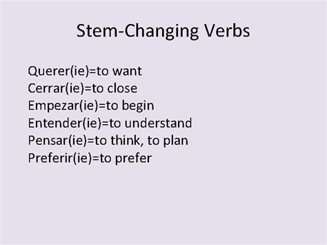 Stemchanging Verbs A K A Shoe Verbs Review