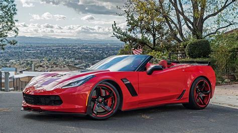 Pics Red Hot Callaway Corvette Z06 Convertible On Forgiato Wheels