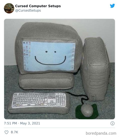 78 Cursed Computer Setups As Shared By This Twitter Account Success